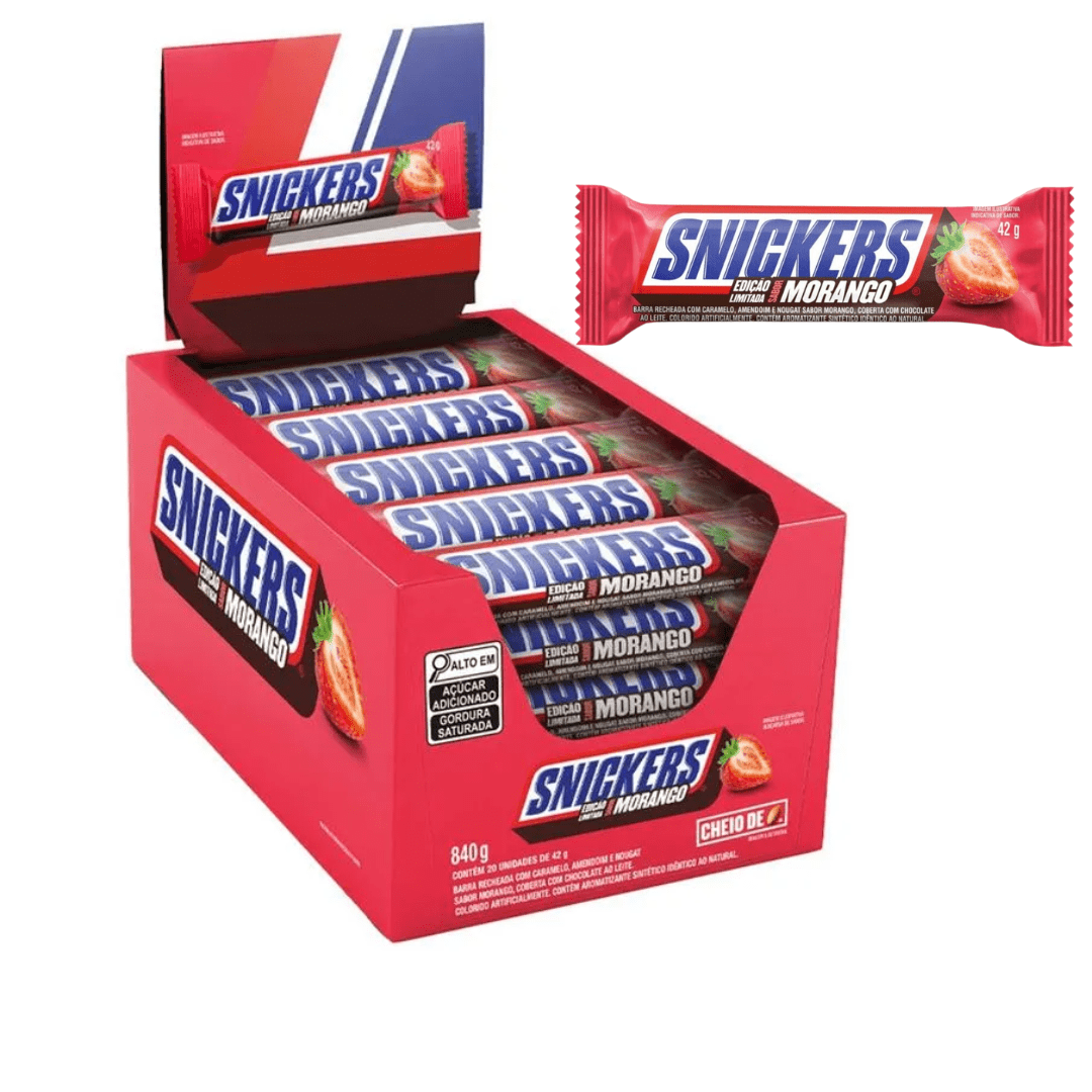 Snickers Morango Strawberry Flavour 42g