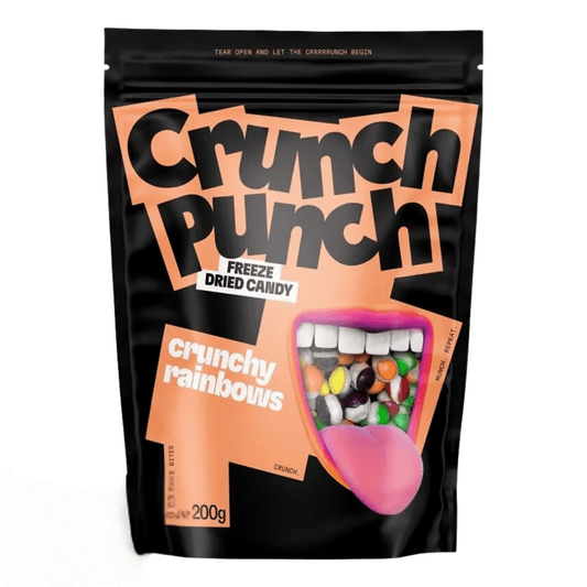 Crunch Punch Freeze Dry Candy Crunchy Rainbows Flavour 100g