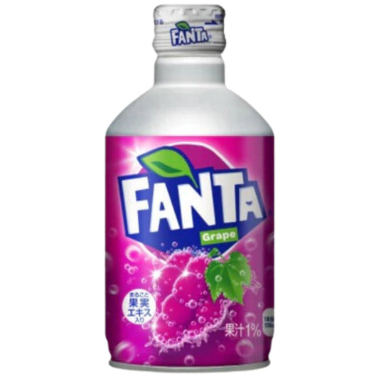 Fanta Grape Metal Bottle Japan 300ml